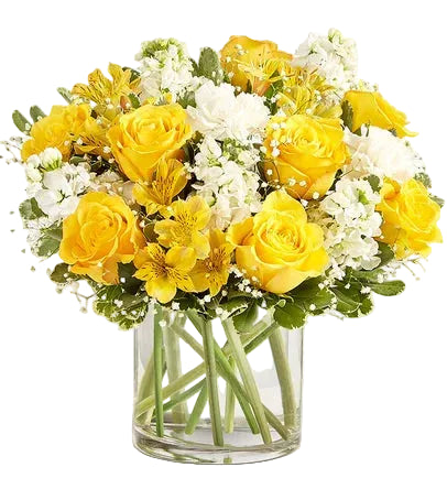 Yellow & White Delight™ Bouquet
