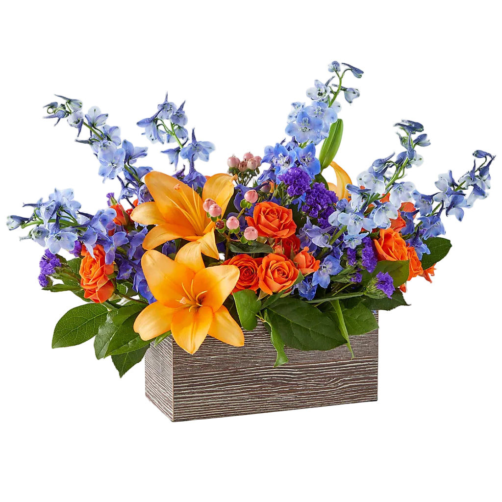 Radiant Citrus Box Bouquet