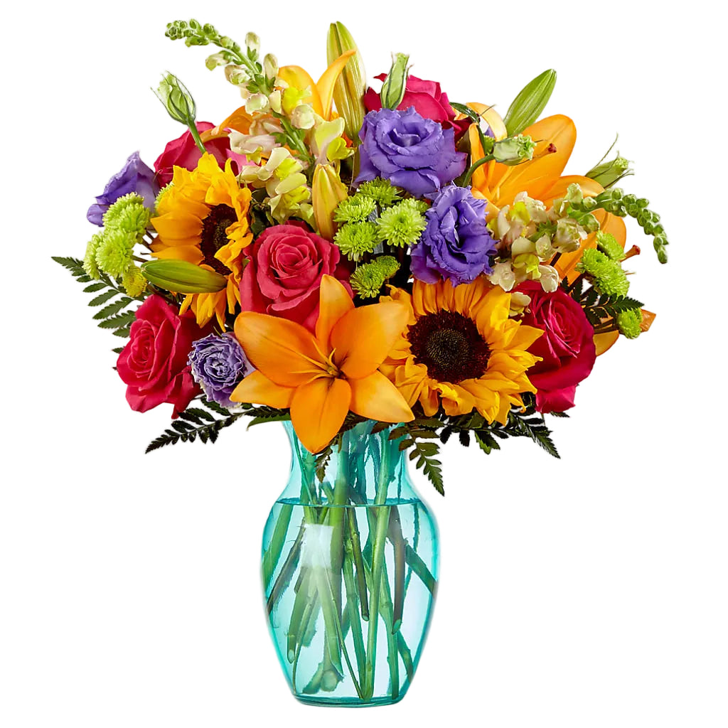 Double Rainbow Bouquet