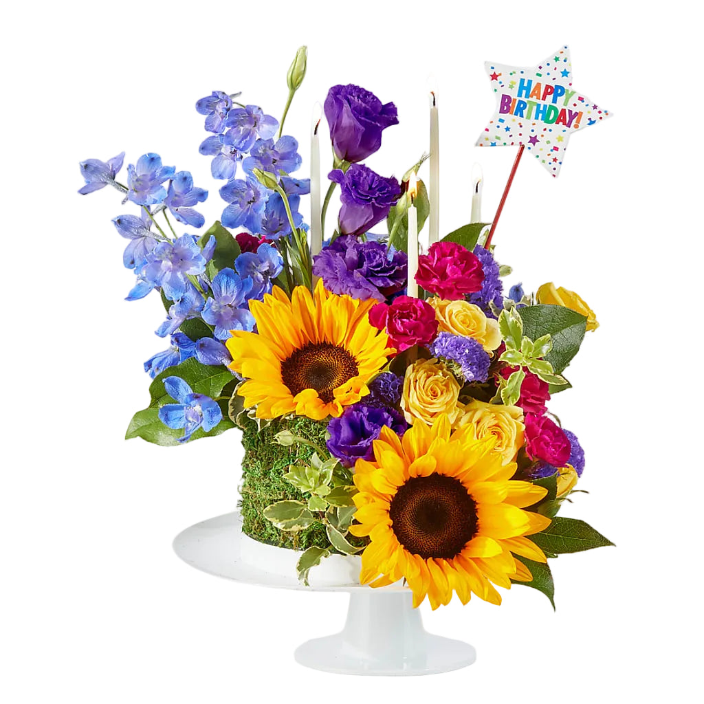 Pastel floral Estrella del día