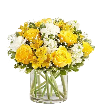 Yellow & White Delight™ Bouquet
