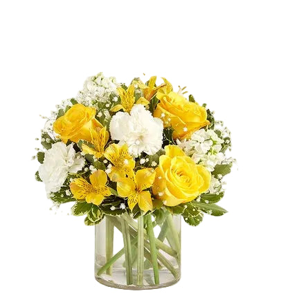Yellow & White Delight™ Bouquet