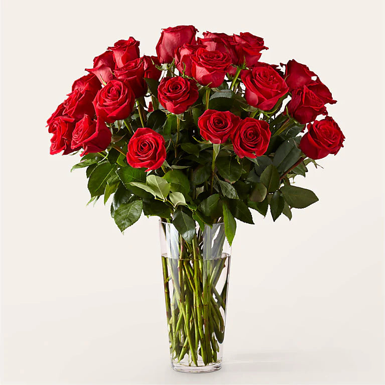 Long Stem Red Rose Bouquet