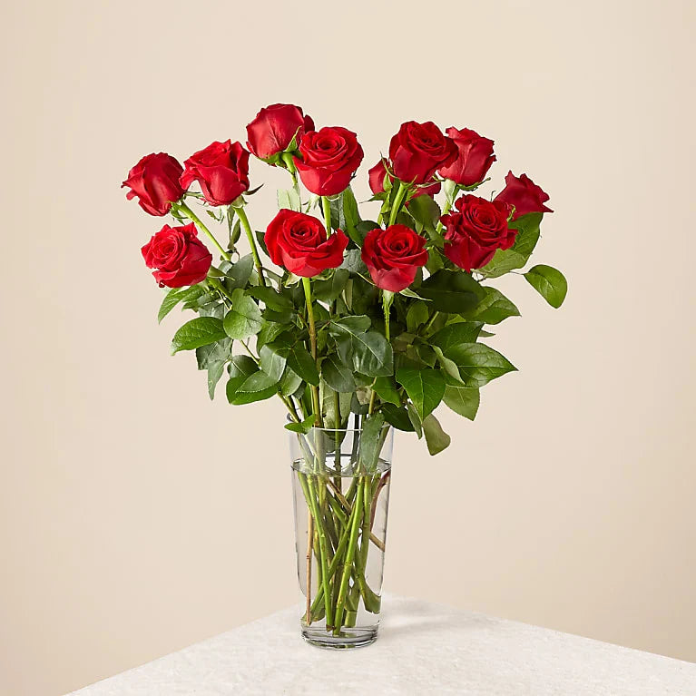 Long Stem Red Rose Bouquet