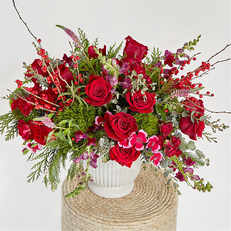Big Red Bow Bouquet
