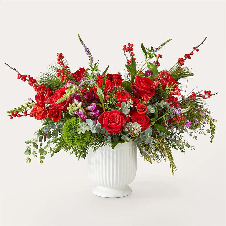 Big Red Bow Bouquet