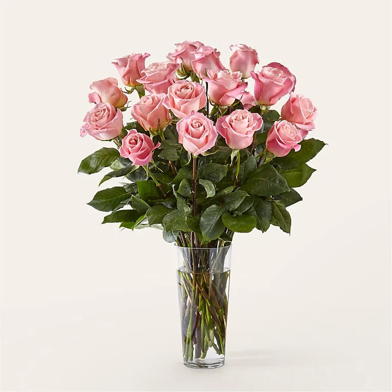Long Stem Pink Rose Bouquet
