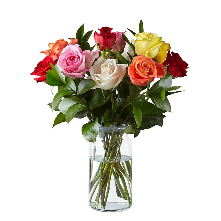 Mix Tinted Roses Mixed Roses – Special Touch Flowers
