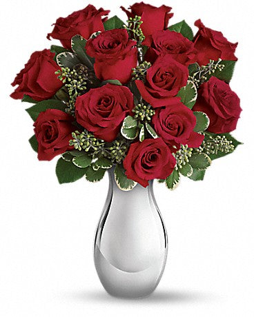 True Romance Bouquet with Red Roses