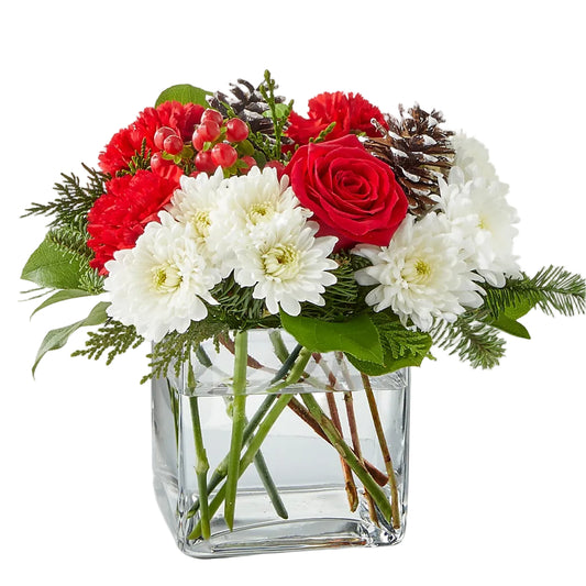 Ramo de ángeles de nieve