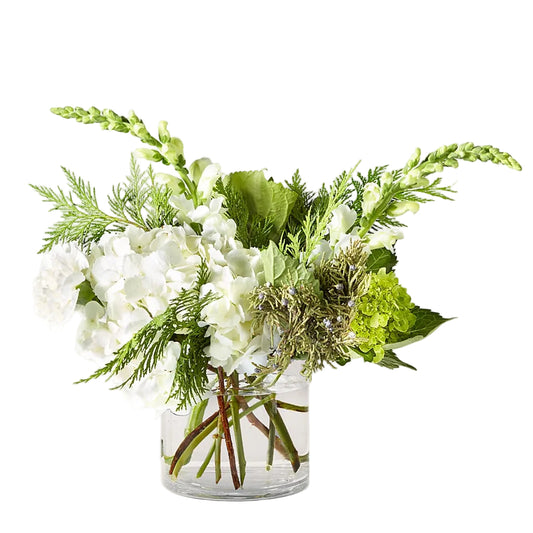 Ramo de malvaviscos en la parte superior